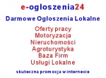 Darmowe Ogłoszenia Świecie i okolice Anonse24 lokalne oferty