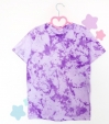 T-shirt tie dye fioletowy