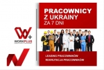 Pracownicy z Ukrainy - leasing - Agencja Pracy WorkPlus