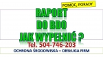 Zgłoszenie firmy o BDO, cena tel. 504-746-203. Wpisanie zakładu