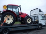 Transport maszyn lawetami do 6 i 14 ton, transport  kombajnów zbożowych
