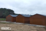 Garaż Premium Drewnopodobny 3x5 Panel Poziomy Blachodachówka