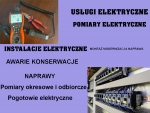 Usługi elektryczne pomiary elektryczne instalacje awarie