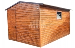 SCHOWEK - DOMEK OGRODOWY 3m x 4m - drzwi + okno - drewnopodobny TS279 3x4