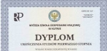 Dyplomy, Świadectwa średnie, matura, studia.