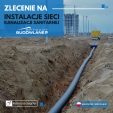 Instalacja sieci kanalizacji sanitarnej - Miechów, Wrocław