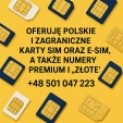 Zarejestrowana karta SIM WARSZAWA Swoboda online Marketing i reklama