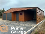 Garaż blaszany na wymiar | Producent PrimeGarage.pl | Montaż w całej Polsce